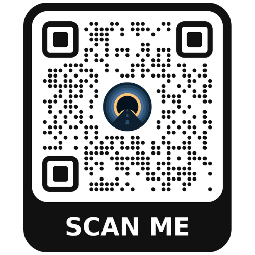 QR code to download Roads Audio