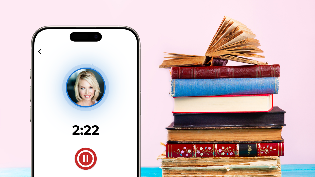 Books and a smartphone representing virtual book club discussions